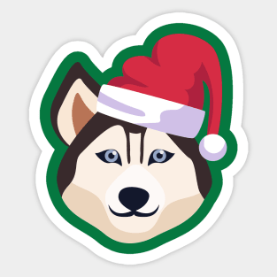 Funny Siberian Husky Dog Christmas 2020 Dog Lover Christmas Sticker